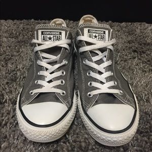 Low Top Converse - Charcoal Gray